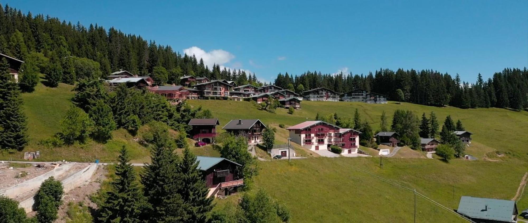 Demi Chalet Le Lachat Notre-Dame-de-Bellecombe Exterior foto
