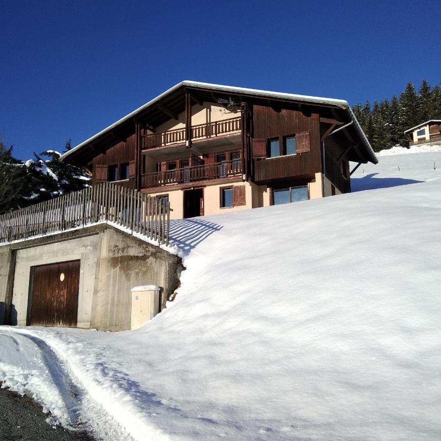 Demi Chalet Le Lachat Notre-Dame-de-Bellecombe Exterior foto